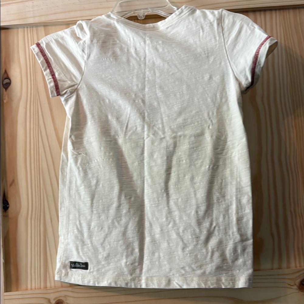 Kids White Animal Print T-Shirt - Picture 3 of 4
